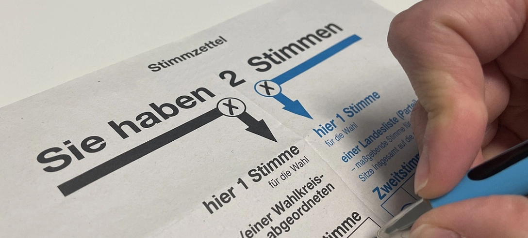 Slider-Stimmzettel